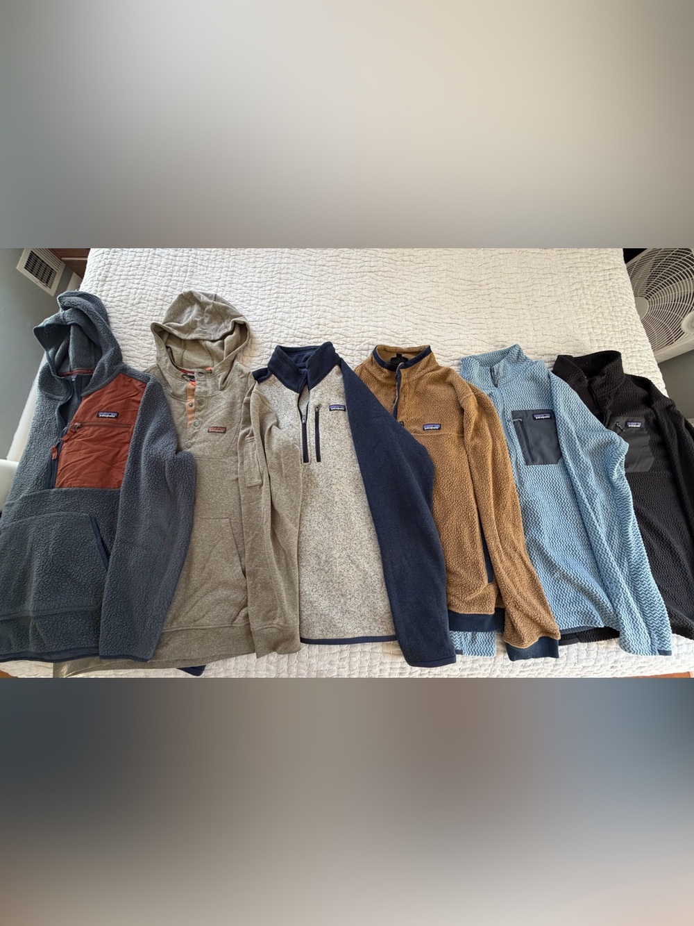 Patagonia Men’s sweaters hoodies lot of 6